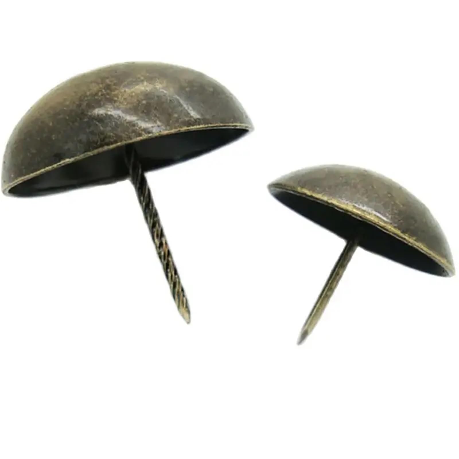 Antique Bronze Upholstery Nails 500pcs Wooden Box Hobnail Tacks for Furniture Sofa Decoration