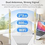 2025 Fastest WiFi Extender Signal Booster - Coverage Up to 9999 sq. ft, Easy Setup, Long Range WiFi Extender, Ethernet Port & Access Point, and Stable Internet Performance with 60+ Devices - Image 4