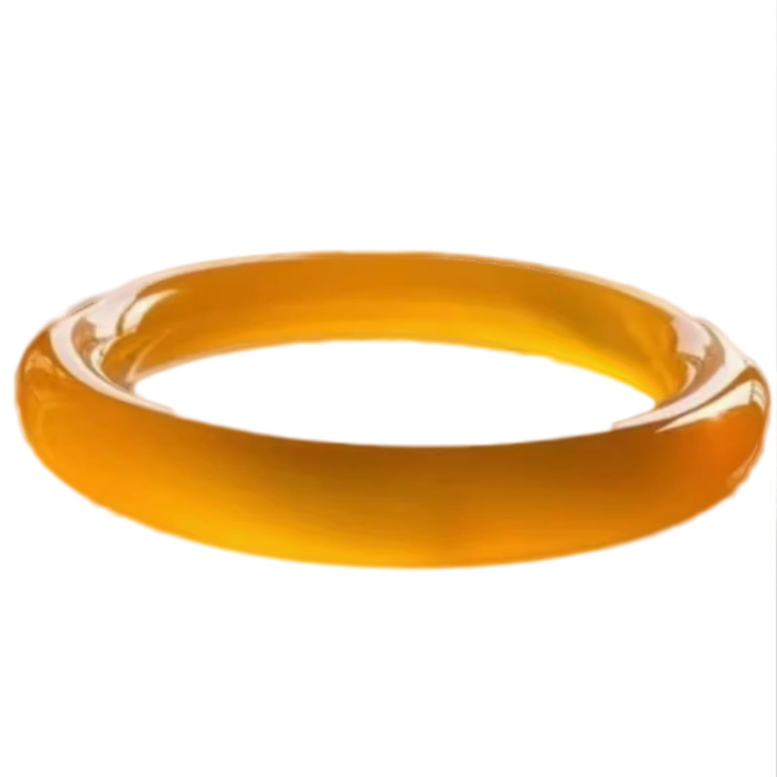 Bracelet jonc en jade jaune, le bijou porte-bonheur idéal pour sublimer vos tenues