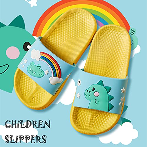 Toddler Boys Girl's Dinosaur Cartoon Slippers Sandals Summer Beach Shower Soft Non-slip Shoes Slipper3