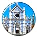 Italia Chiesa di Santa Croce Firenze Magnete del frigorifero Magneti decorativo Apribottiglie Tourist City Travel Souvenir Collection Regalo Forte adesivo per frigorifero