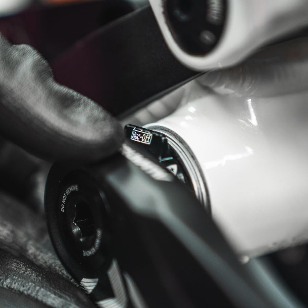 Muc-Off Crank Preload Ring, Black - Durable Bottom Bracket Adjuster for Bicycles - Aluminium Tightening Ring for Road, Gravel and Mountain Bikes