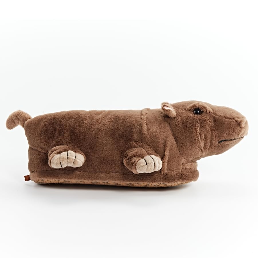 Image of ooohyeah Women's Funny Animal Hug Plush Non-Slip Slippers, Novelty Cute Cozy Warm Slippers with Grips for Women
