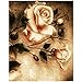 Produktbild DKIPN Malen nach Zahlen Vintage blüte Rose Blume DIY Malen Nach Zahlen Wandkunst Bild Acrylmalerei Für Heimtextilien 40 * 50cmohne Rahmen