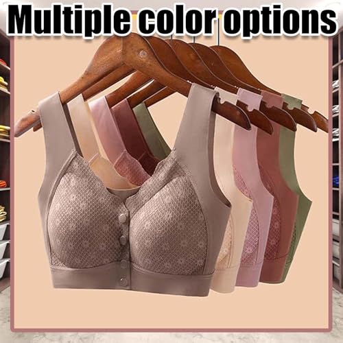 LumiDaisy Bra - Lumidaisy Comfort Gathering Bra,VeraSara Bras,Snap Closing Plus Size Bras3