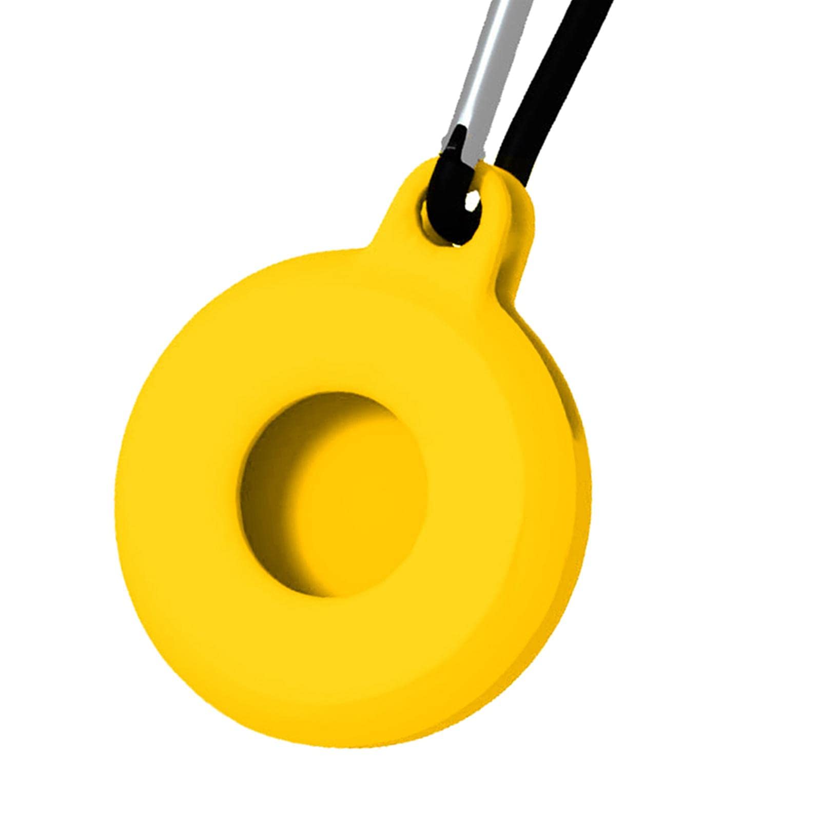 HEAVENGLOW Silicone Protective Cover Hanging Buckle for AirTags Locator Yellow Cell Phones & Accessories Cell Phone Accessories Cases, Covers & Skins-image-40