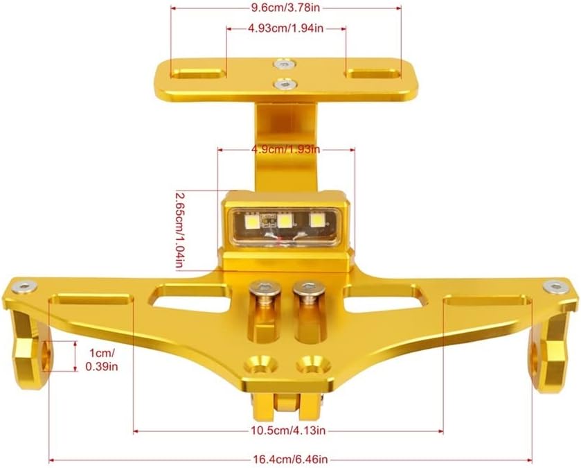 For Kawasaki Z750 Z800 Z900 Z1000 Ninja400 Motorcycle Universal Adjustable Fender Eliminator Tail Tidy Rear License Plate Holder Plate Frame Number