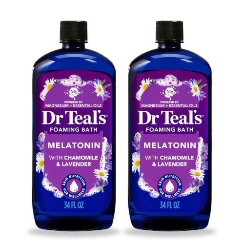 Dr Teal's Foaming Bath with Pure Epsom Salt, Sleep Blend with...