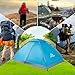 JELUCAMP 1/2 Person Dome Tents for Camping, Lightweight Portable Single Backpacking Tent, Small Easy Setup Outdoor Waterproof Camping Hiking Tent for Adults, 2 Person Tent, Blue
