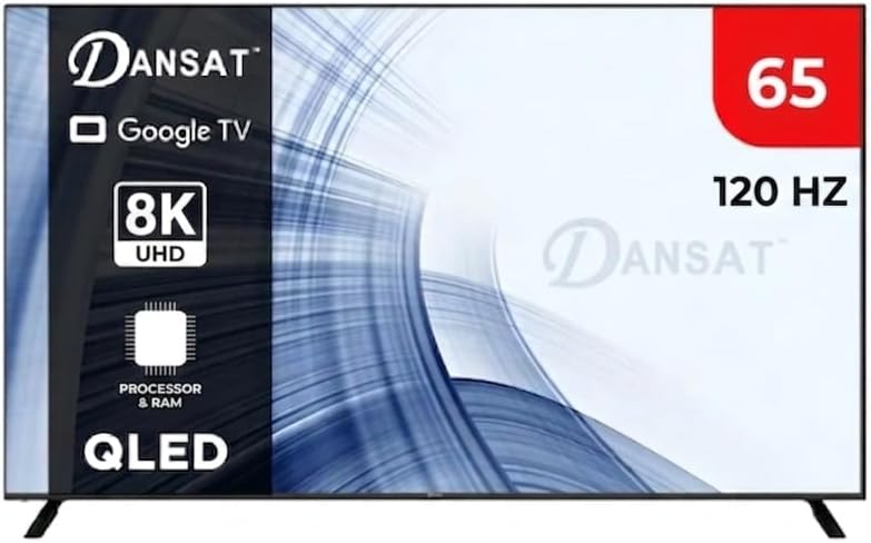 Dansat 65-inch QLED Smart TV, 4K Ultra HD, 120Hz Refresh Rate, WebOS DTD65QLED120HZ | 4K | 120Hz 2026