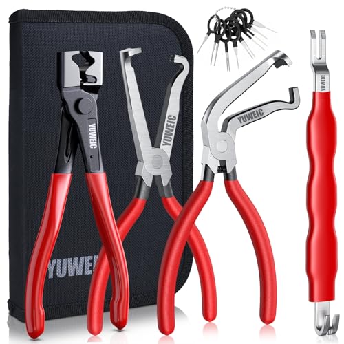 YUWEIC Lot de 5 pinces de déconnexion électrique automobile - Outils professionnels pour la plupart des voitures, camions et SUV