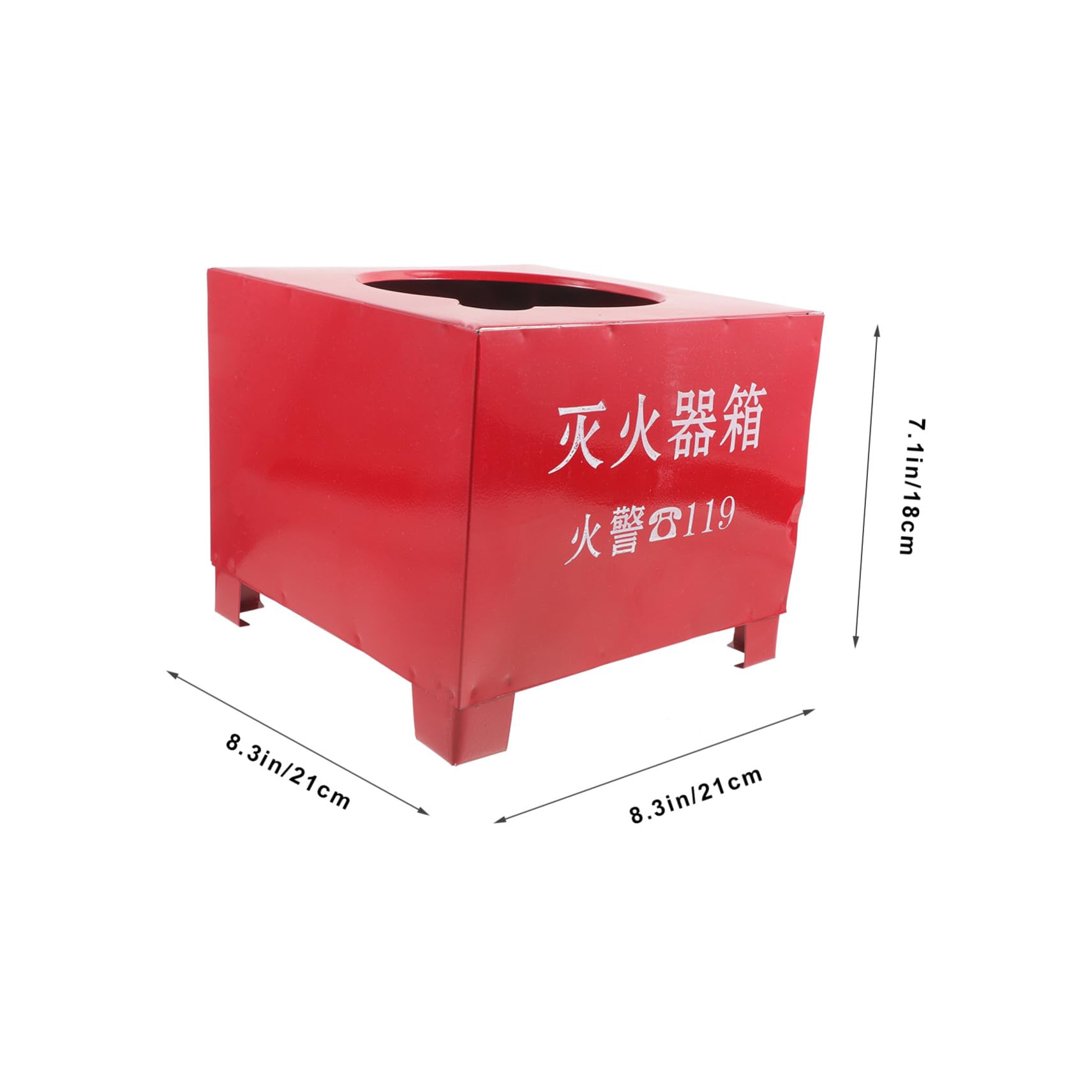 VALICLUD Soporte para Seguridad Rojo para Extintor Hierro en Incendios y 2-4kg Base Resistente Diseño Práctico Adecuado Hogar y Oficina