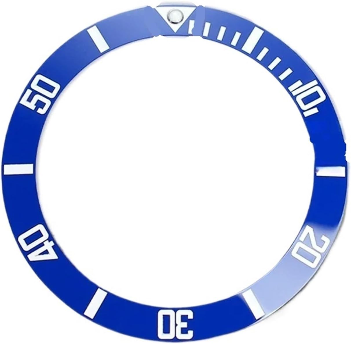 For Casio MDV-106 MDV-107 swordfish water ghost Bevel Ceramic Ring Watch bezel ring Digital Scale Luminous Beads Slant Ring Men