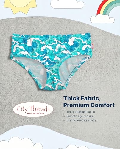 Image of City Threads Girls Bikini Bottoms Toddler Through Teen Sizes