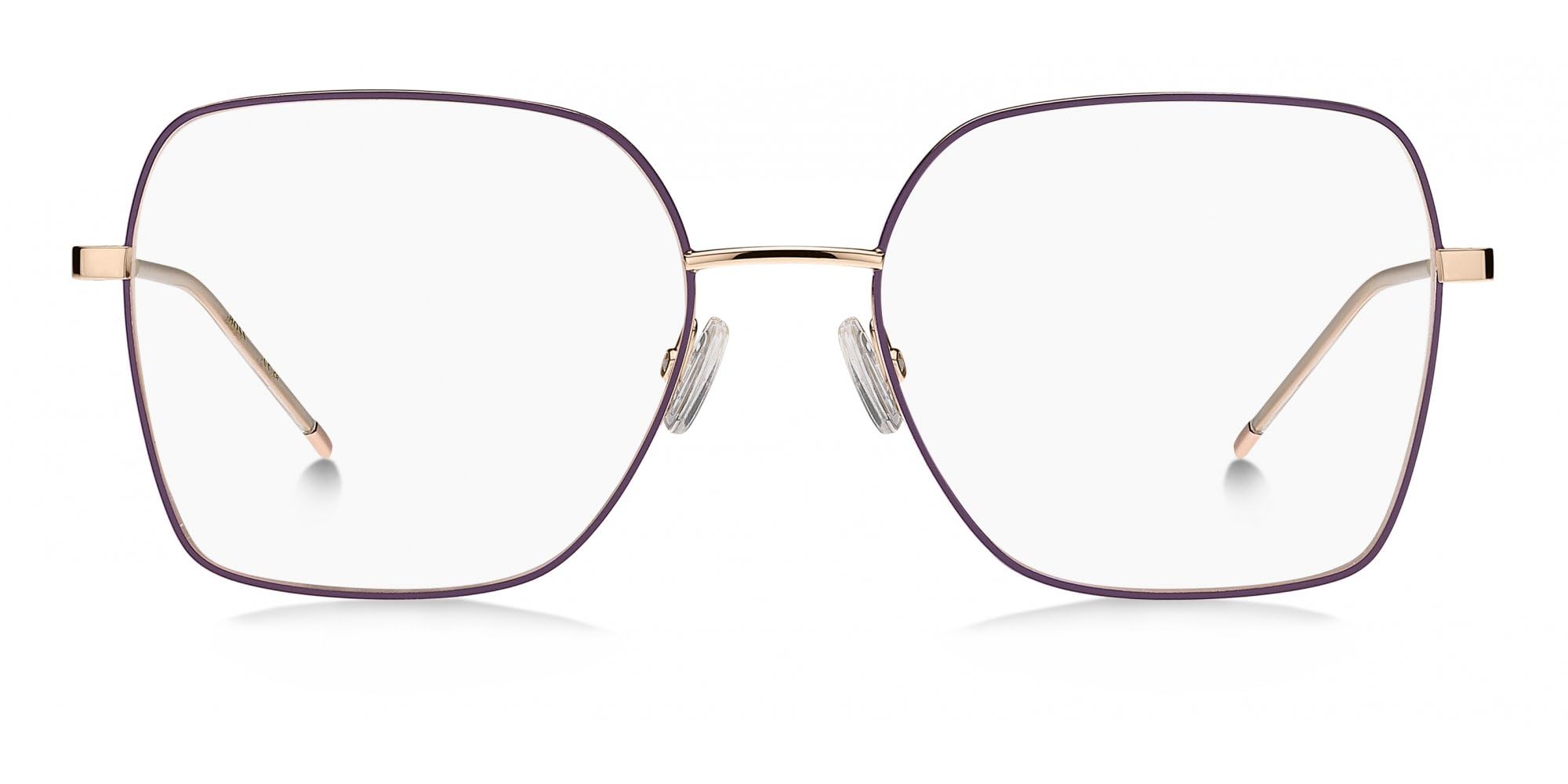 HUGO BOSS Okulary Vista BOSS 2024 Gold Plum 55/18/134.2 damskie