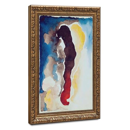 Impression sur toile Paul Strand Georgia O'Keeffe poster abstrait suspendu