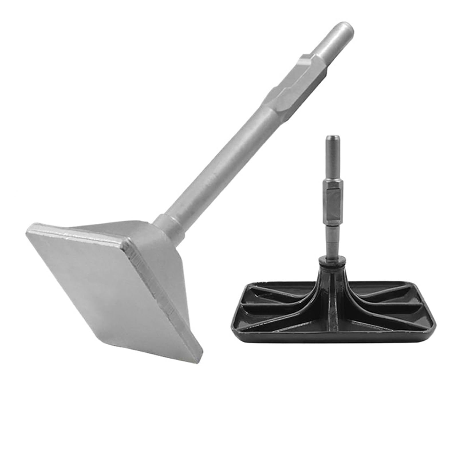Compactador de Jardín Placa de apisonamiento, Pico Grande de Gasolina, Pala for excavar árboles, cincel Multiusos(Brown)