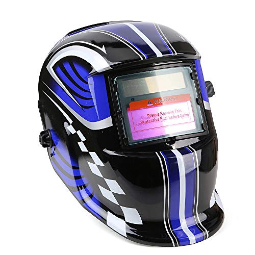 Auto Darkening Welding Helmet Solar Tig Mig Protect Grind Welder Mask Track EC#