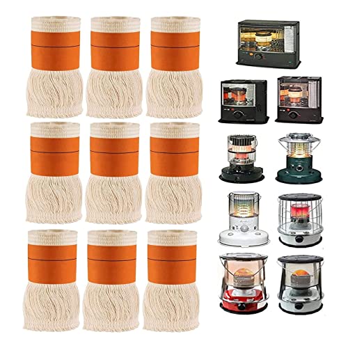 LHX Strong Oil Absorption Cotton Woven Kerosene Stove core Camping Outdoor Heating Wick (Color : White, Size : D120mm)