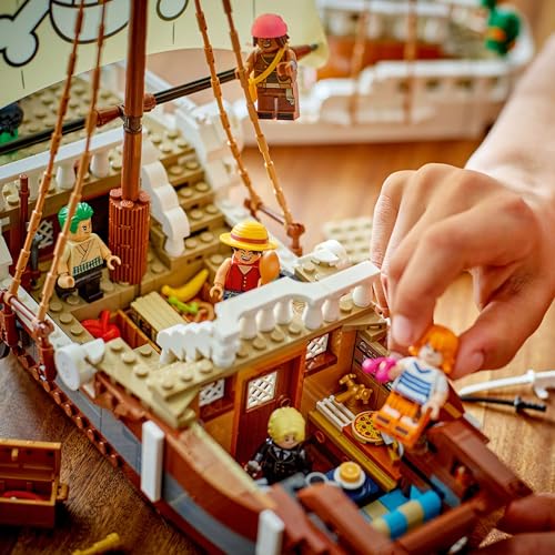 Image of LEGO ONE PIECE The Going Merry Pirate Ship, Boat Set 75639 Building Toy for 10+ Age Boys and Girls