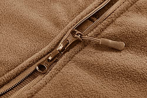 Tacvasen Men's Tactical Fleece Jacket (2Xl,Beige) #TOP4