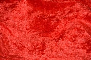 Panne Velvet Crushed Backdrop Velour Stretch Fabric 60" Wide Gold BY THE Yard red