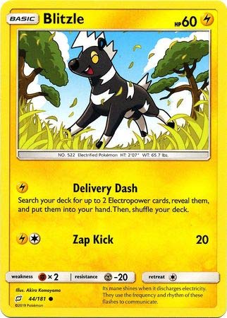 THE POKEMON COMPANY INTERNATIONAL Single Card BLITZLE 44/181 TEAM UP