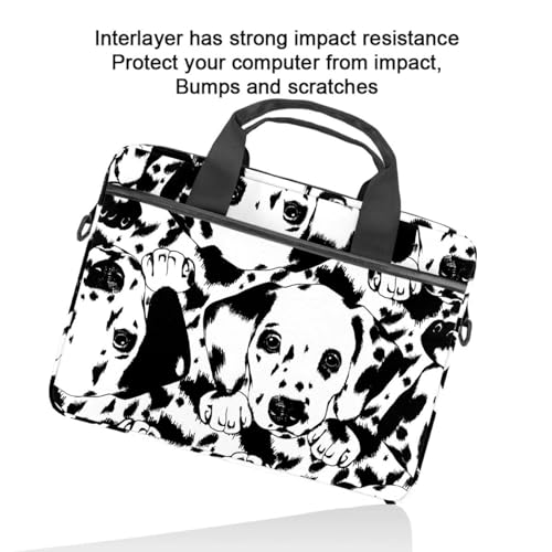 Sac ordinateur 13-14.5 pouces dalmatien multicolore chic - 5