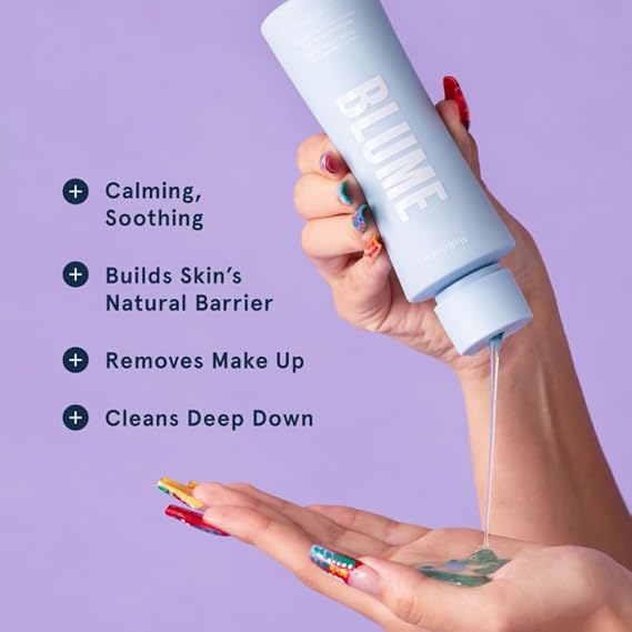 Blume Clear & Balance Cleanse Duo - Meltdown Salicylic Acid Cleanser (6 oz), Meltdown Gel Face Moisturizer (1.7 oz), Blemish-Fighting Cleanse & 72-Hour Hydration