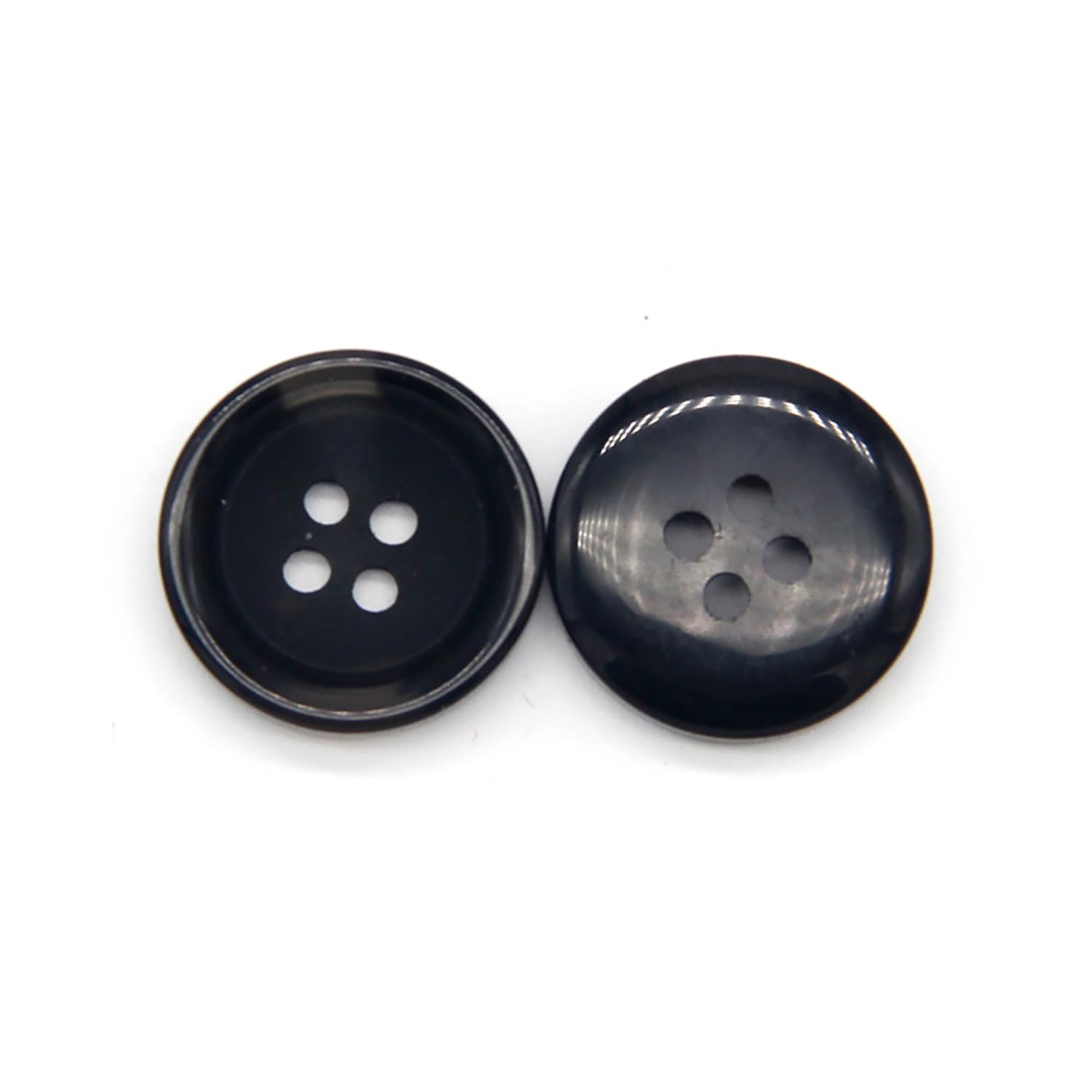 10 Pcs Imitation Horn Flatback Buttons Resin Buttons for Clothing Suit Coat Decorations DIY Accessories
