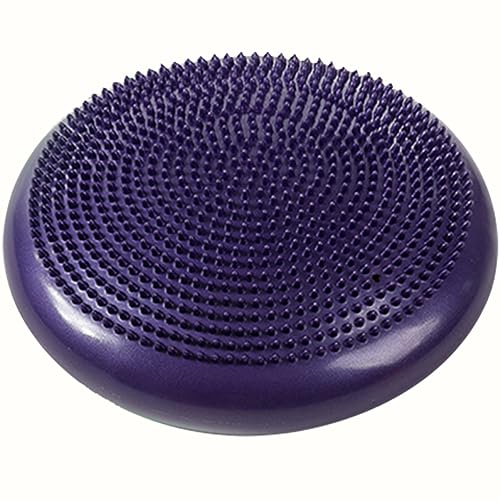 Happyyami cojín tambaleante Disco oscilante Fatiga Postura Refuerzo Centro tambalearse Juguete Auto Asiento ergonómico cojín de Asiento oscilante Disco de Púrpura