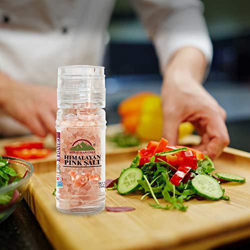 Himalayan Chef Himalayan Pink Salt & Black Pepper Grinder-Set Of 2 #TOP5