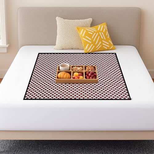 Image of Star Weaves Waterproof Bed Server /Food Mat /Bedsheet Protector /Reversible in 3 Layered Heavy Material(Colour and Print Might Vary According to Availability) / bed server mat Reversible / Place Mat