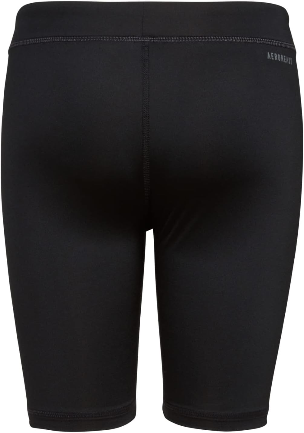 adidas Girls' Big Detached Waistband 3 Stripe Bike Short, Black with Multicolor, Medium