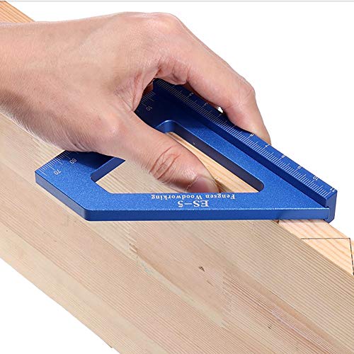 Regla de Carpintería de Ángulo de 45 Grados de Aluminio miniatura 6