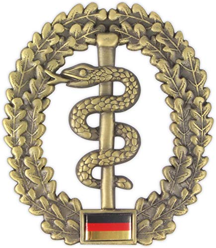 Original Bundeswehr Barettabzeichen aus Metall in verschiedenen Sorten zur Auswahl Farbe Sanitäter Original Bundeswehr Barettabzeichen aus Metall in verschiedenen Sorten zur Auswahl Farbe Sanitäter