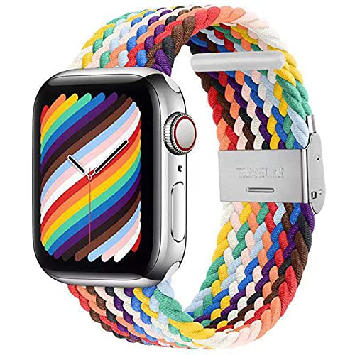ANVEY Apple Watch バンド 44mm 40mm アップルウォッチ バンド 編組シングルターン編組ストラップ スポーツストラップと互換性があります Apple Watch Series 6/5/4/3/2/1/SE対応 38/40mm