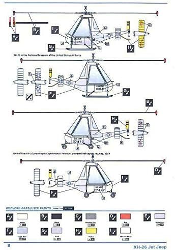 Diagram showing parts layout and initial assembly steps for the XH-26 model