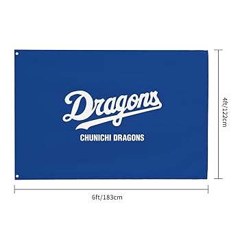 Amazon.co.jp: 旗 応援 中日ドラゴンズ 野球の旗 スポーツ観戦