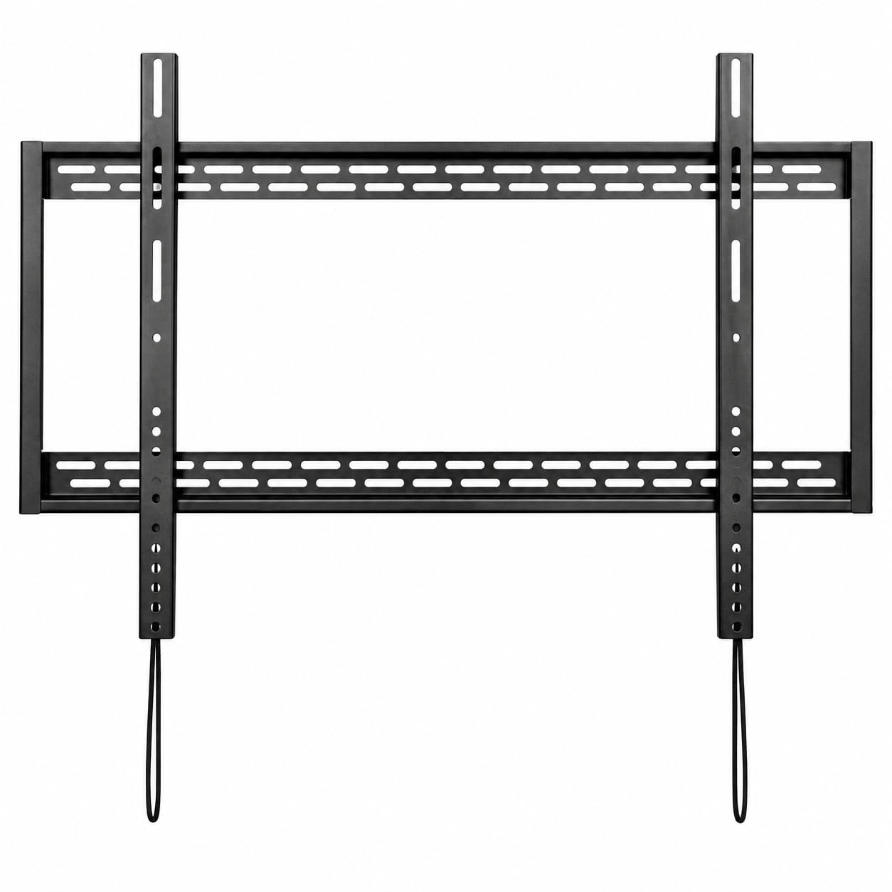 CABLEPELADO - Soporte TV Fijo de Pared 60-100” | Ultra Delgado | Acero Resistente 130 kg | VESA 900x600mm | Compatible con Pantallas Curvas | Negro