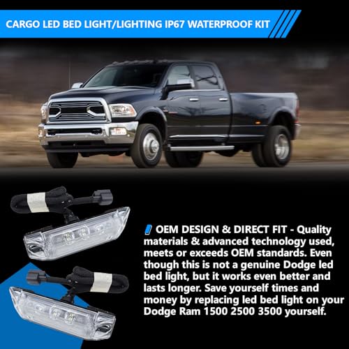 Kit de luces LED para caja de camioneta compatible Ram 2016-2018 miniatura 4