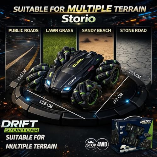 Image of MiniExplorer RC Car 4x4 Drifting Car for Kids & Adult | Remote Control Car Toy, High Speed Racing, For Boys 7-14 Years, Double Sided Driving, 360 Rotation
