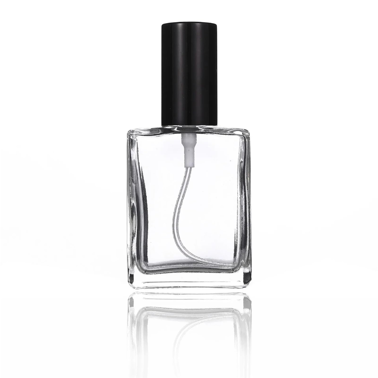 WEOKDFHA Empty Spray Bottle 10pcs Portable Travel Flat Square Bottle Atomizer Mist Spray Perfume Empty Glass Refill