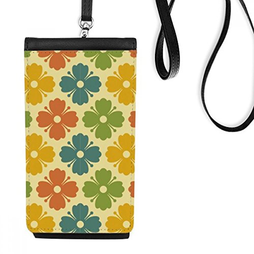 Cadeau porte-monnaie suspendu fleurs motif pour femme