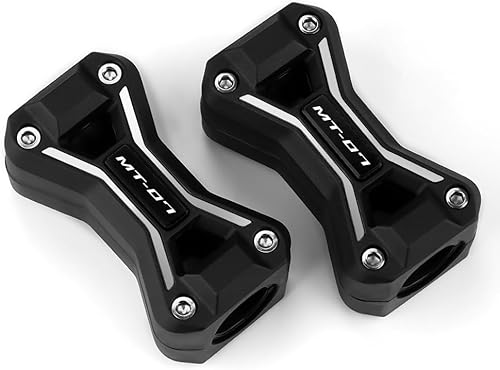 Compatible with Ya-ma-ha MT-07 MT07 FZ 07 All Year Motorcycle Engine Guard Bumper Crash Bar Protection mt 07 fz07 Accessories (Black)