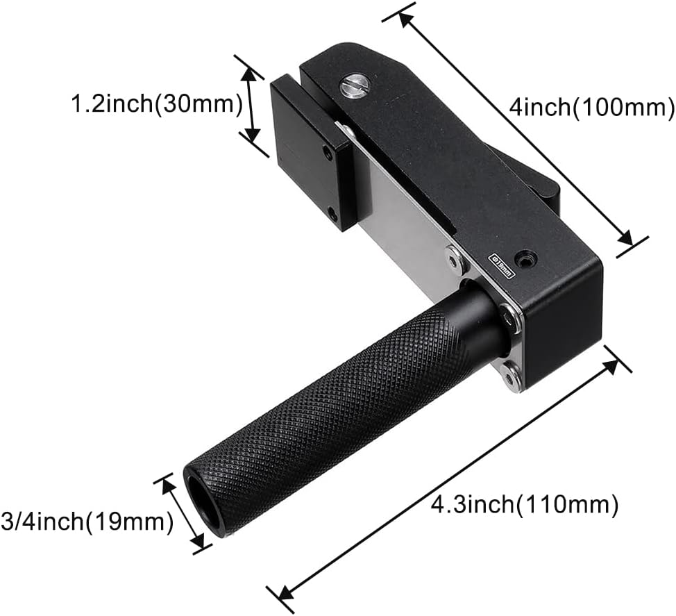 2 Pack Bench Dog Clamp (3/4 Inch) Stainless Steel Brass & 2 Pack MFT Style Hold Down Clamp (3/4 Inch) Aluminum Alloy