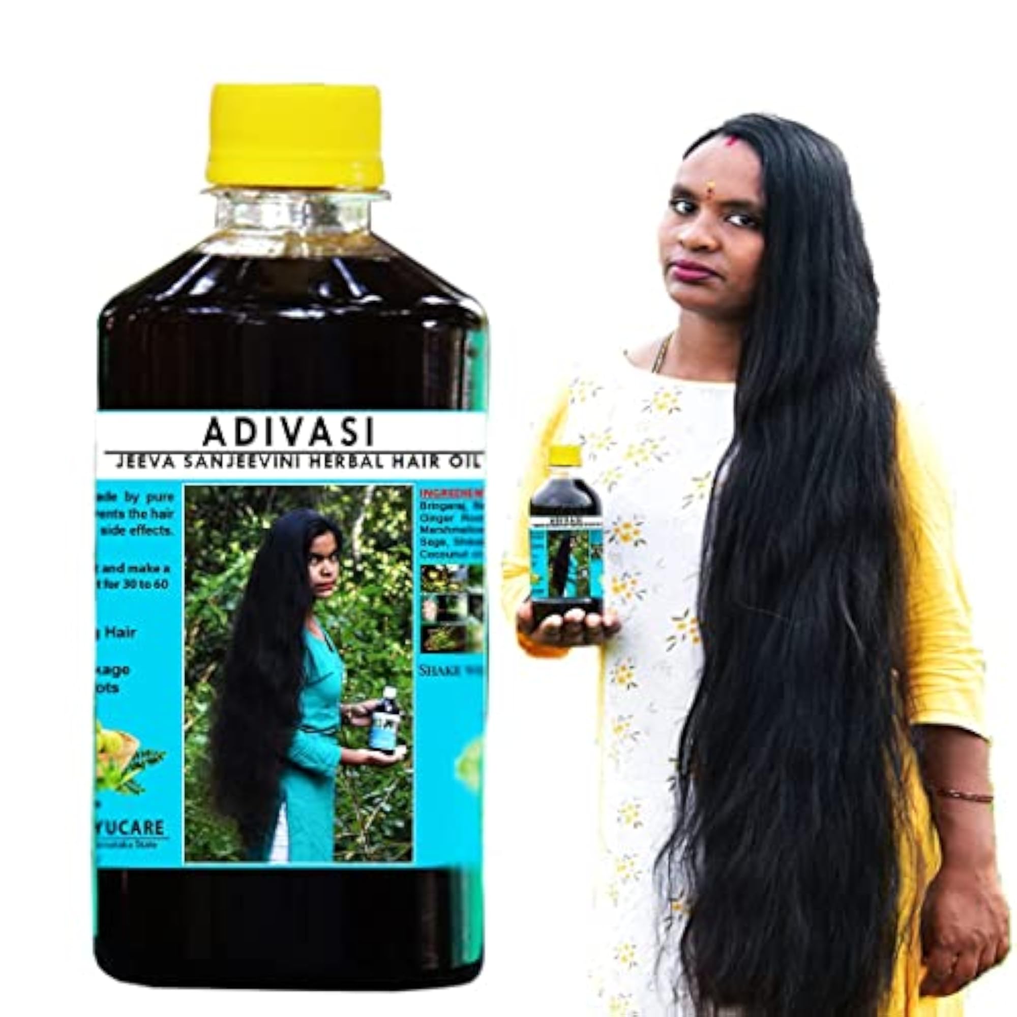 Jhadiwalo Adivasi Jeevasanjeevini Herbal Hair Oil, 250ml