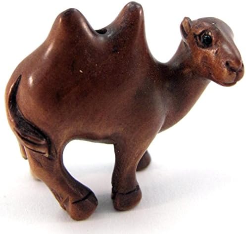 Ojime Boxwood Bead Camel