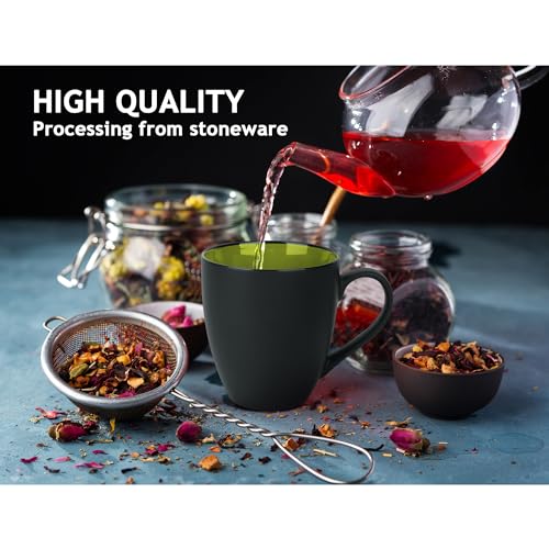 Set de 6 Mugs de Piedra Para Café 12 Onzas Le Papillon miniatura 3