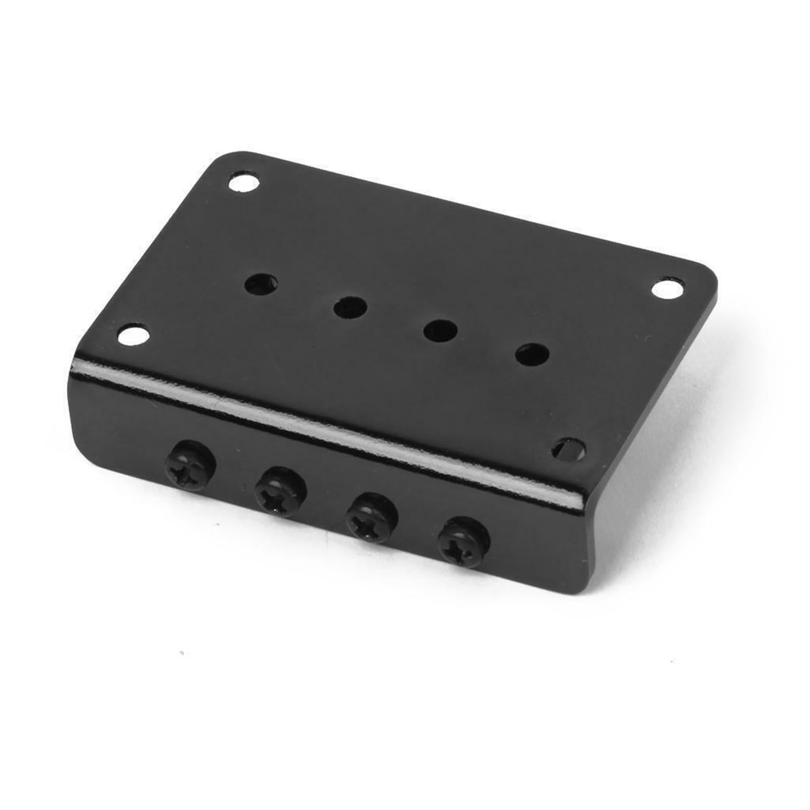 Ponte Per Chitarra Elettrica A 4 Corde Nero/cromato/oro Per Parti Di Ukulele Basso